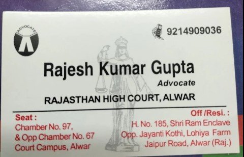 ADVOCATE RAJESH KUMAR GUPTA