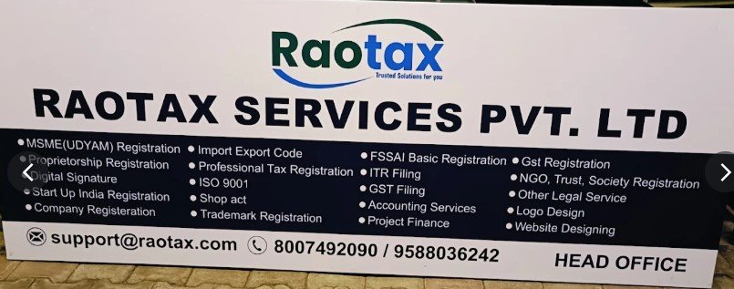 RAOTAX SERVICES PVT LTD