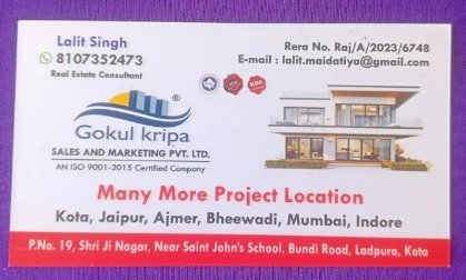 Real estate consultant Lalit