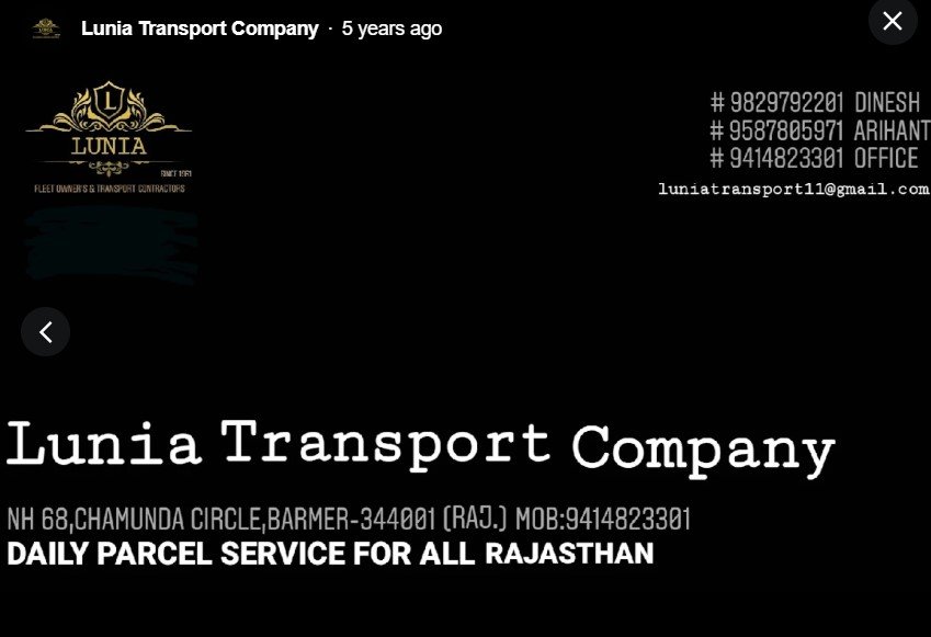 Lunia Transport Company