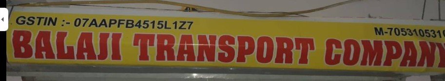 BALAJI TRANSPORT COMPANY