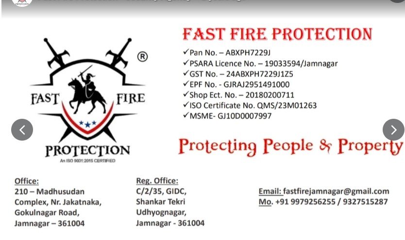 Fast Fire Protection - Security Agency