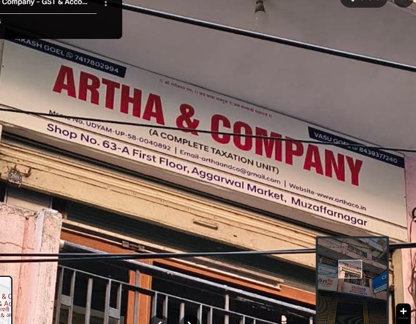 Artha & Company - GST &