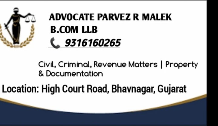 Advocate Parvez R Malek