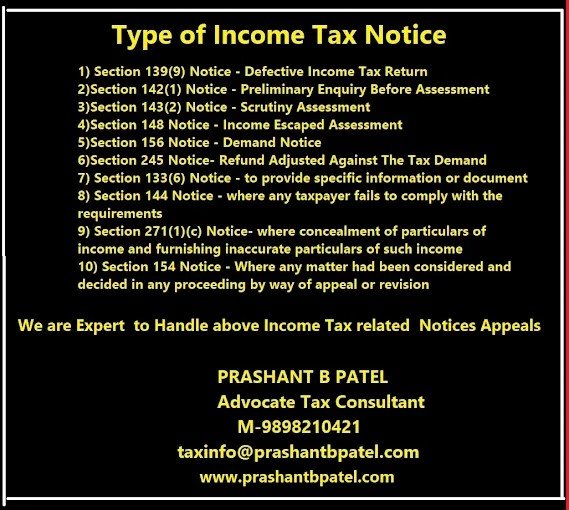 Prashant B Patel Tax Consultant Advocate