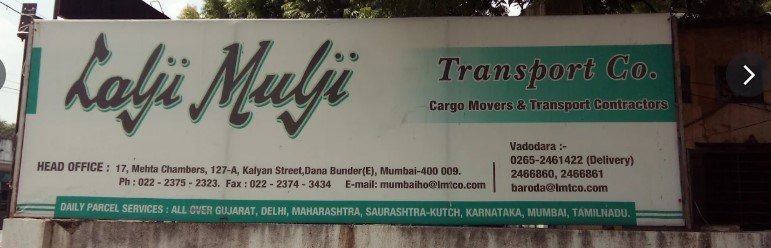 Lalji Mulji Transport Co