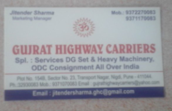 Gujrat Highway Carriers