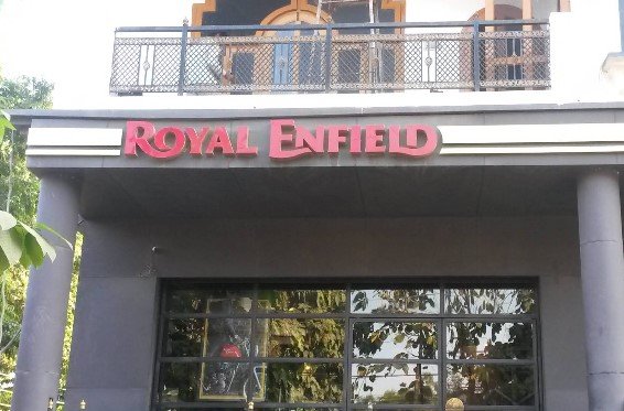 Royal Enfield Showroom.