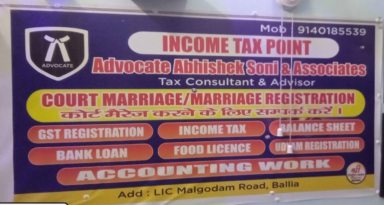 INCOME TAX POINT