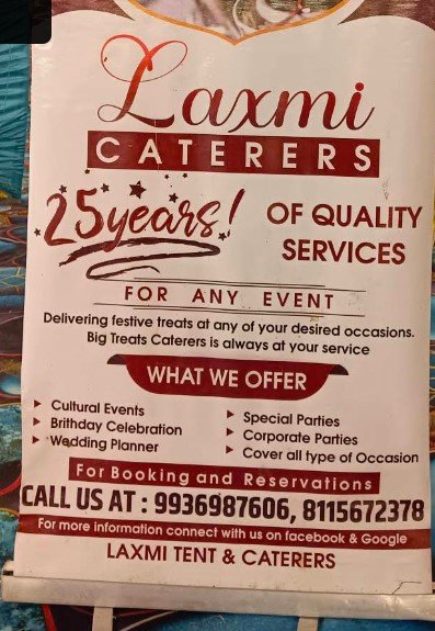 Laxmi Tent & Caterers