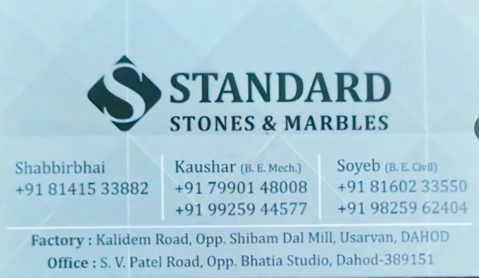 Standard Stones & Marbles