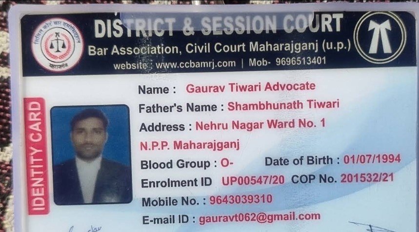Advocate Gaurav tiwari