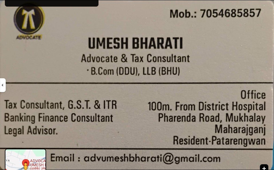 ADVOCATE UMESH BHARATI
