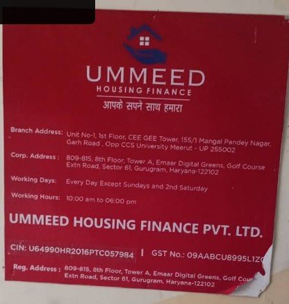 Ummeed Housing Finance Pvt Ltd - Meerut