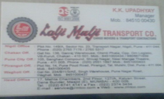 LALJIMULJI TRANSPORT