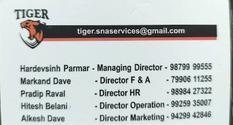 Tiger Security Service And Allied Service