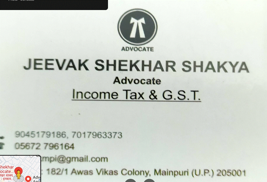 Jeevak Shekhar Shakya, Advocate - Income Tax/G.S.T.