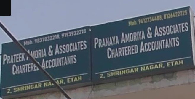 Pranaya Amoriya & Associates Chartered Accountants