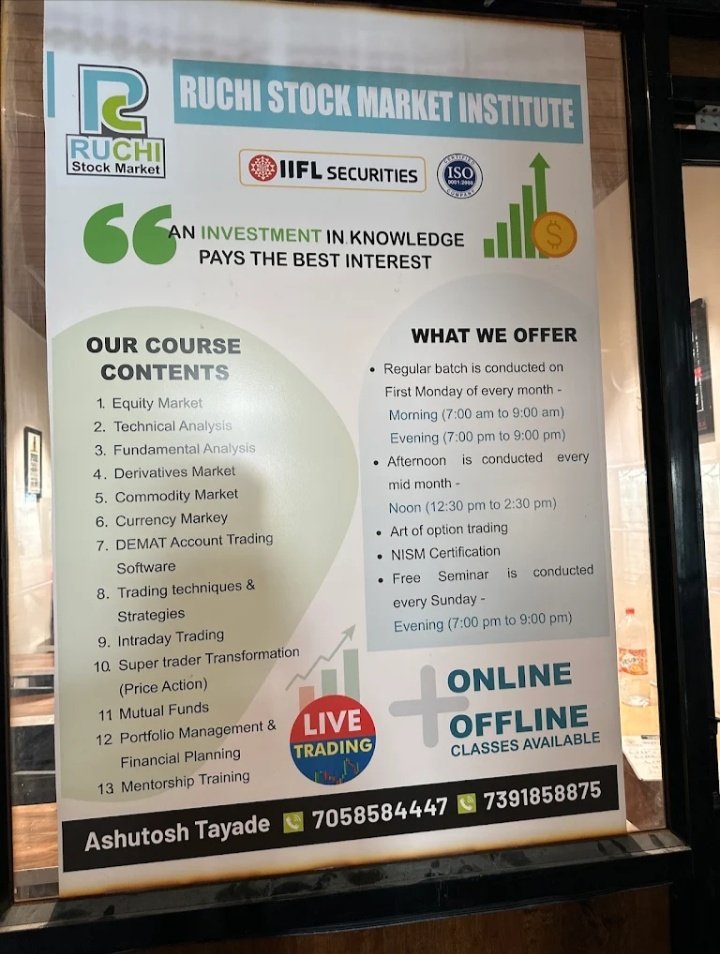 Ruchi Stock Market Institute Amravati