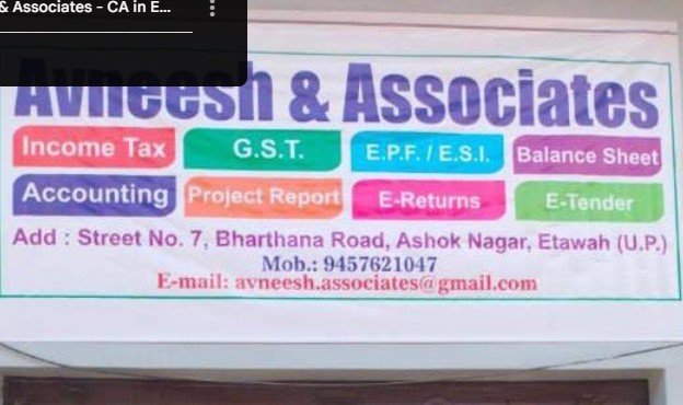 Avneesh & Associates - CA in Etawah | Income Tax Consultant |