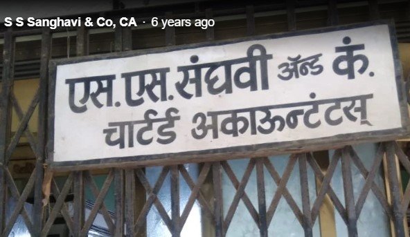 S S Sanghavi & Co, CA