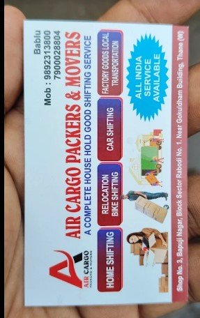 Air Cargo Packers & Movers