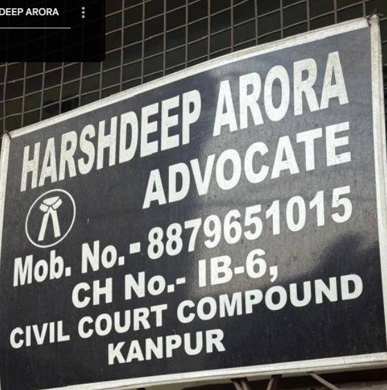 ADVOCATE HARSHDEEP ARORA