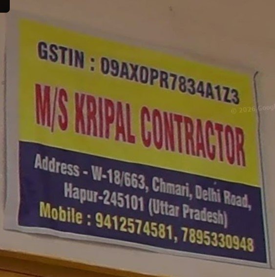 M/s Kripal Contractor