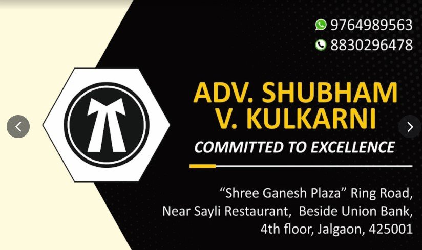 Advocate Shubham V. Kulkarni