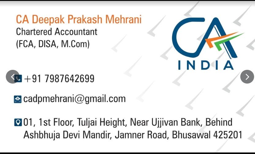 CA Deepak Mehrani - Best GST & income tax consultants