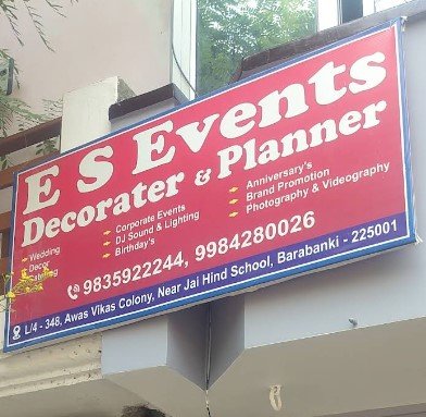 E S Events Decorater & Planner