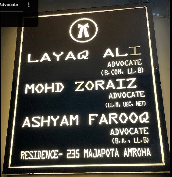 Ashyam Farooq Advocate