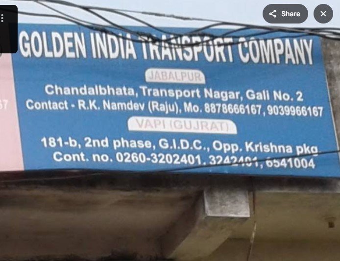 Golden India Transport Company
